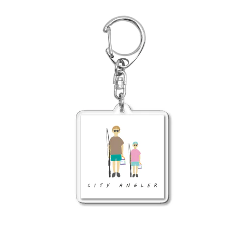 CITY ANGLER Acrylic Key Chain