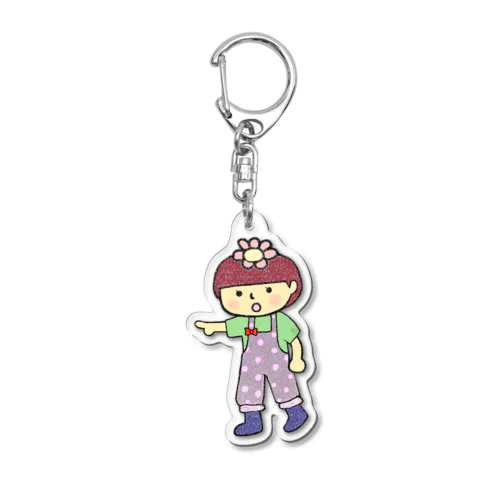 ガーリーのんつ Acrylic Key Chain