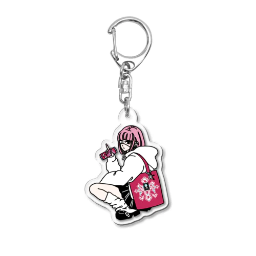 なに見てんだよ Acrylic Key Chain