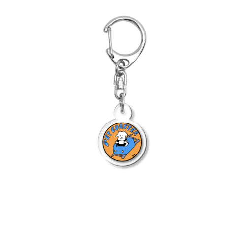 PET COASTER Acrylic Key Chain