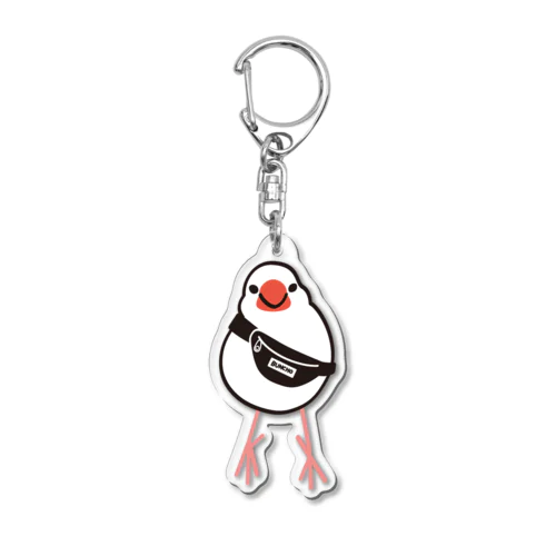 文鳥」アクリルキーホルダーの通販 ∞ SUZURI（スズリ）