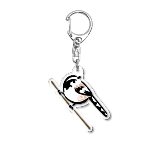 エナガ Acrylic Key Chain