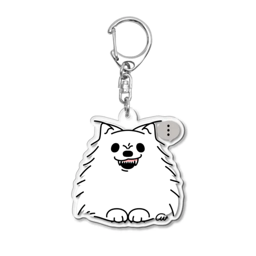 ポメラニアンっ！*しかも怒っ！*ak Acrylic Key Chain