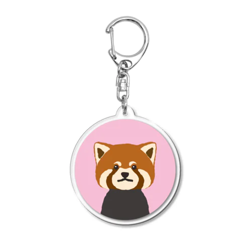 ゆるレッサーパンダ【まる】 Acrylic Key Chain