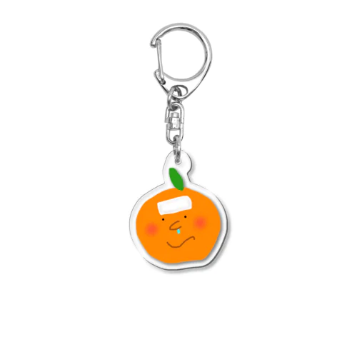 風邪ひきみかん Acrylic Key Chain