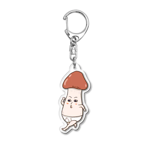 ブリーフきのこ Acrylic Key Chain