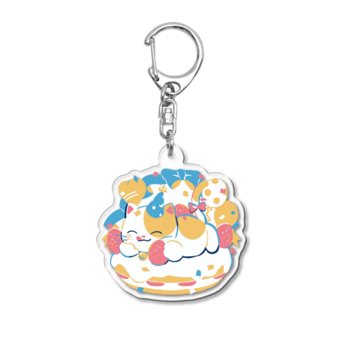 おいわいこむぎ Acrylic Key Chain