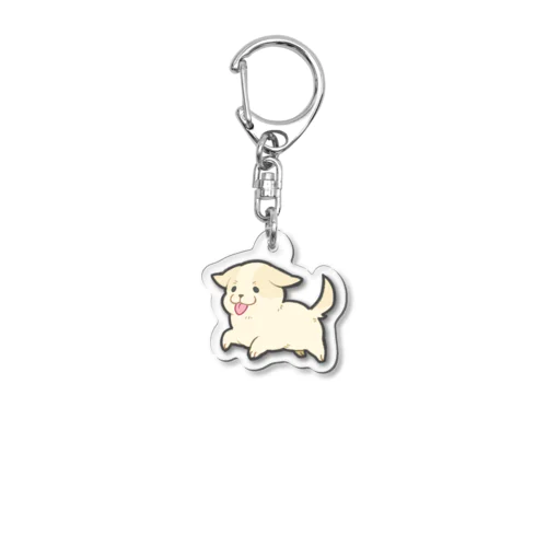 げんきわんこ Acrylic Key Chain