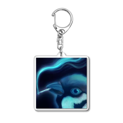 Smoking Sparrow キーホルダー Acrylic Key Chain