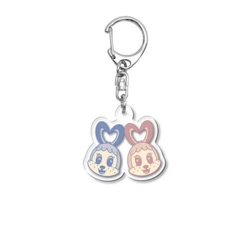 うさぎさんたち Acrylic Key Chain