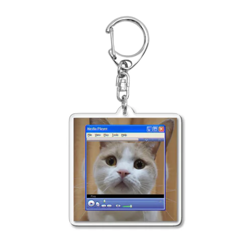 私に関心のある猫さん Acrylic Key Chain