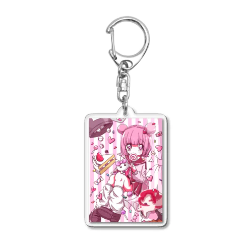 ピンクの魔法少女 Acrylic Key Chain