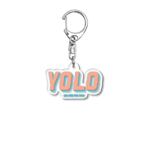YOLO Acrylic Key Chain