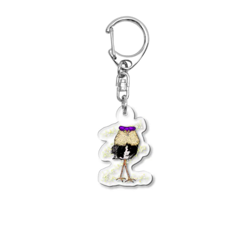 エリマキシギ Acrylic Key Chain