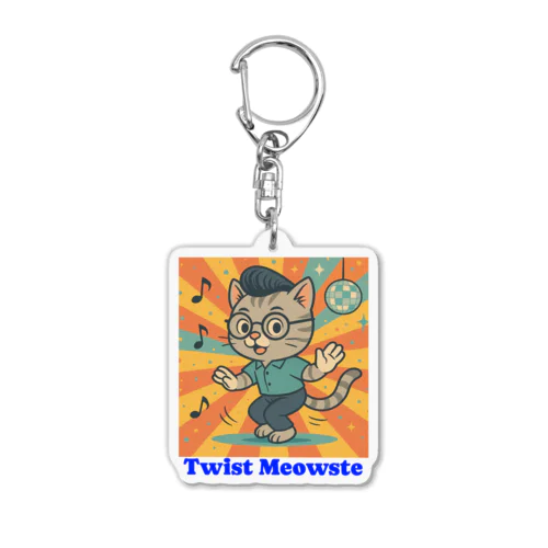 Twist Meowste Acrylic Key Chain