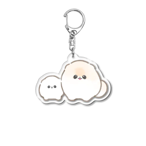 ぽぽちとぱぴち Acrylic Key Chain