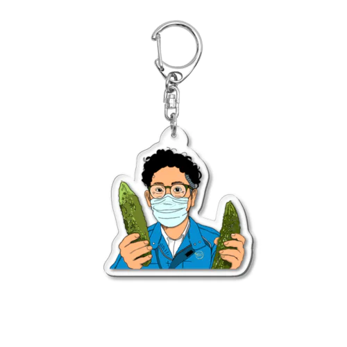 ゴーヤ＆sasaharaさん Acrylic Key Chain