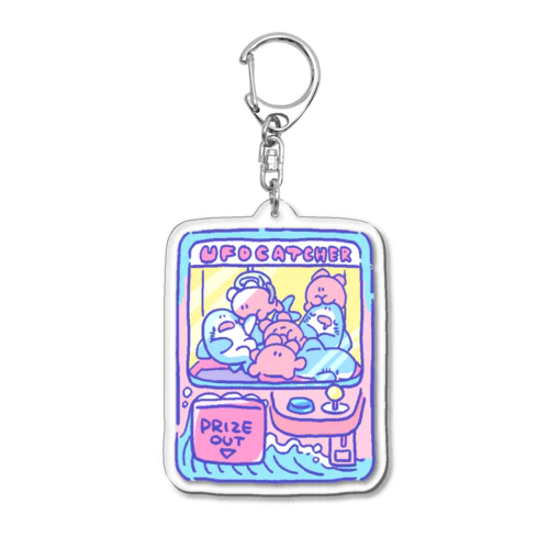 サメとメンダコのUFOキャッチャー Acrylic Key Chain