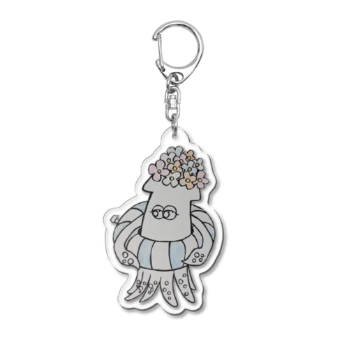 残暑見舞い申し上げ Acrylic Key Chain