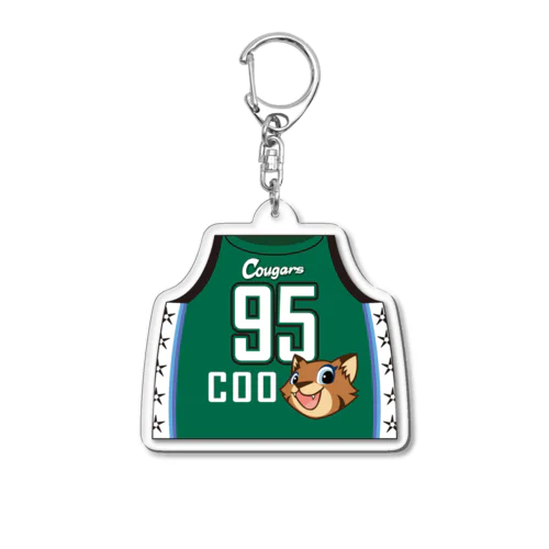 #95 クゥー：アクリルキーホルダー（ユニフォーム） Acrylic Key Chain