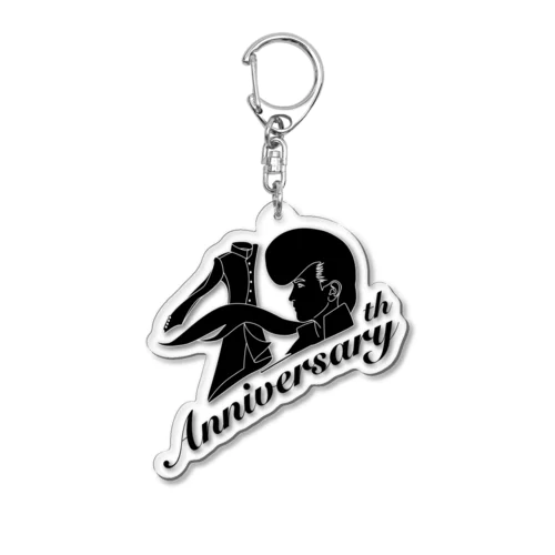 40th Acrylic Key Chain