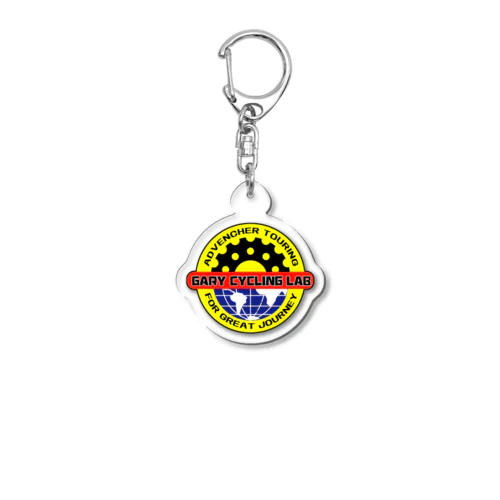 GARY CYCLING LABステッカー① Acrylic Key Chain