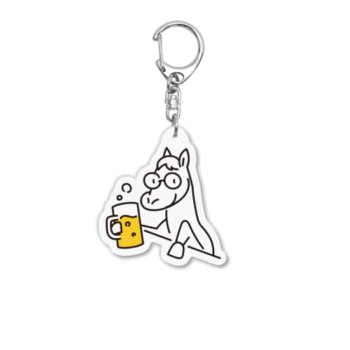 ビールが旨いアクキー Acrylic Key Chain