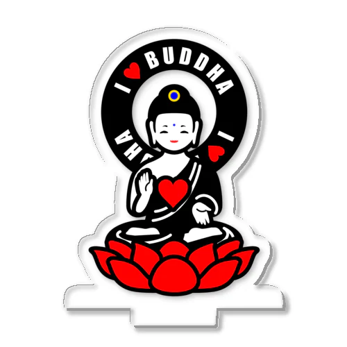 I ♡ BUDDHA Acrylic Stand