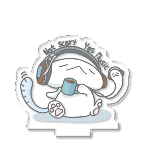 アクスタ∶すわり「こわくないじかん」＋クッション Acrylic Stand