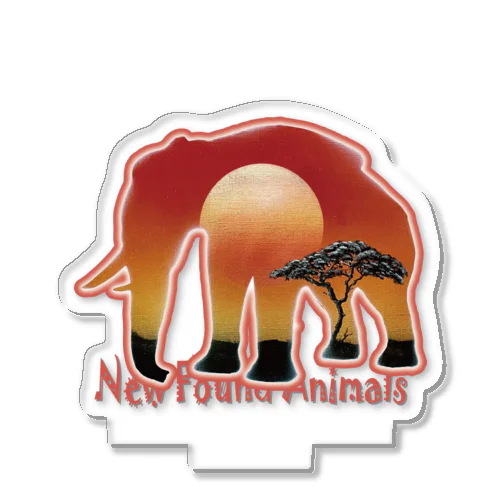 New Found Animals『Stomp the Earth【Elephant】』～ゾウ～ Acrylic Stand