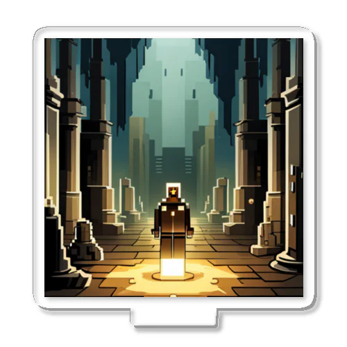古代文明の案内人のドット絵 Acrylic Stand
