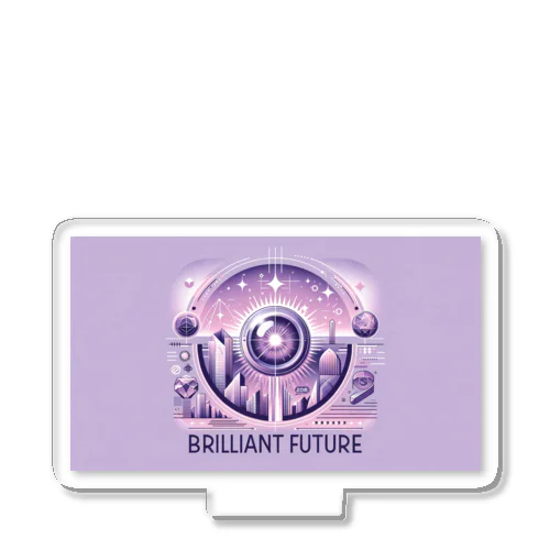 【公式】金運アップBrilliant Future（ラベンダー） Acrylic Stand