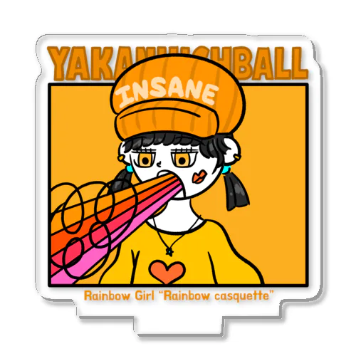 レインボーキャスケットちゃん Acrylic Stand