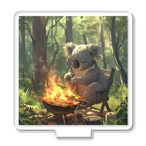 バーベキューをするコアラ Acrylic Stand