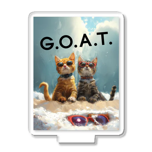 2匹のキュートな猫 Acrylic Stand