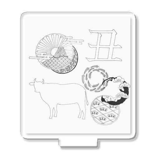 丑－干支から－ Acrylic Stand