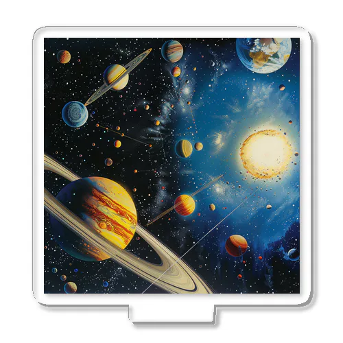 ボイジャーが見た太陽系惑星 Acrylic Stand