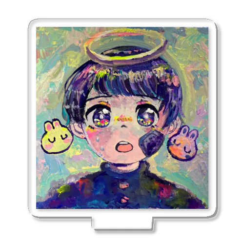 泣いている夢の中の男の子 Acrylic Stand