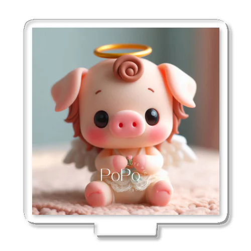 Cute Pig Angel "PoPo"   SN001 Acrylic Stand