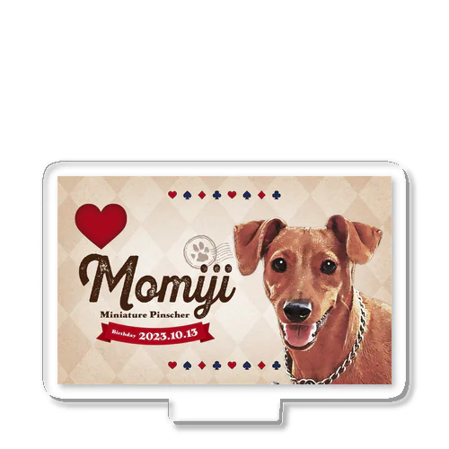 もみじプレート Acrylic Stand