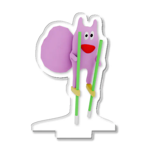 リスくん　ライドオン！電動竹馬 Acrylic Stand