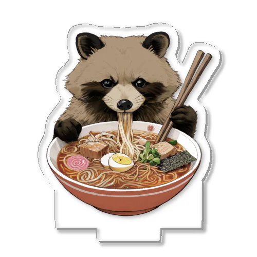 ラーメンたぬき Acrylic Stand