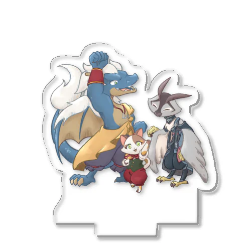 冒険者たちと竜車で岩山を越える話。(アクリルスタンド) Acrylic Stand