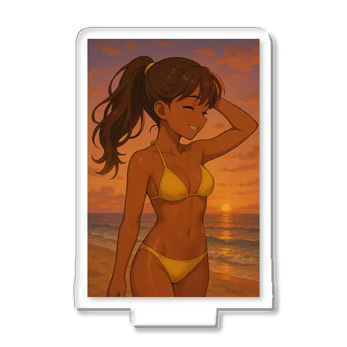 「サンセット・ビーチガール」グッズコレクション Acrylic Stand