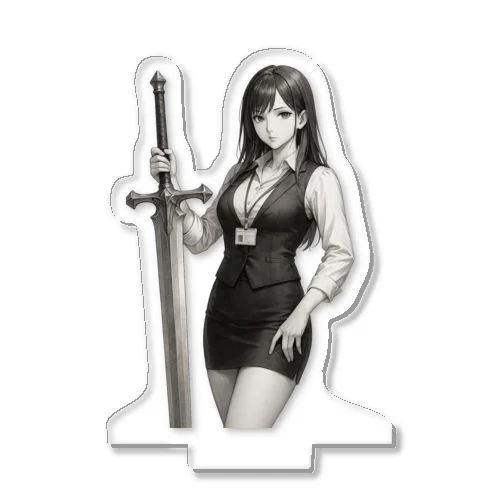 OL×武器（大剣）背景透過-墨のしらべ- Acrylic Stand