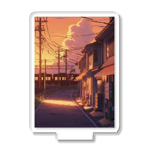 夕暮れの街並み Acrylic Stand
