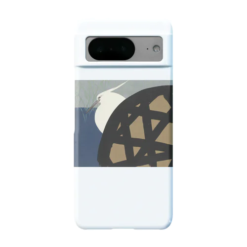 和風　神坂雪佳 「白鷺」 （1909） Android Smartphone Case