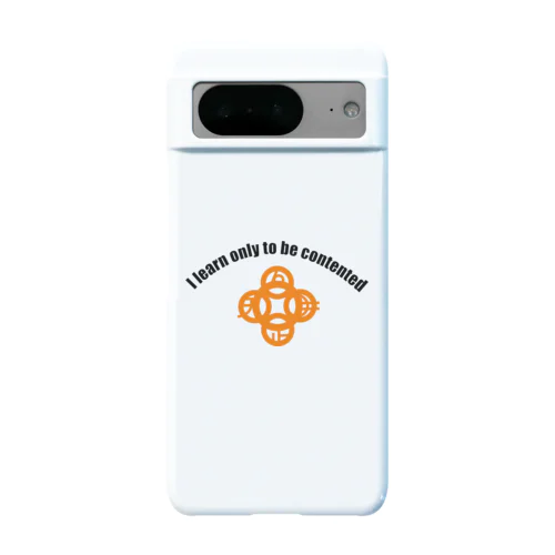 吾唯足知h.t.ショルダーアーチ橙・黒英語 Android Smartphone Case