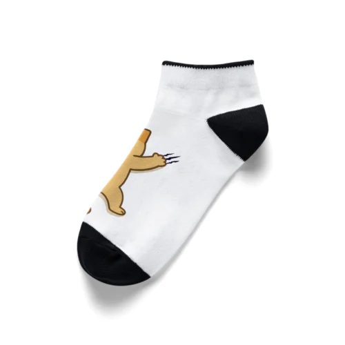 靴下にしがみつくにゃ Ankle Socks