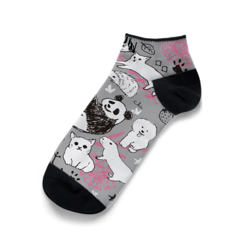 どうぶつくつしたB-03 Ankle Socks